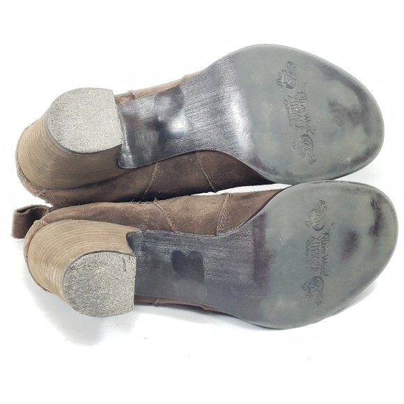 Nine West Ivree Booties Women's Sz 9.5M Brown - Picture 7 of 7